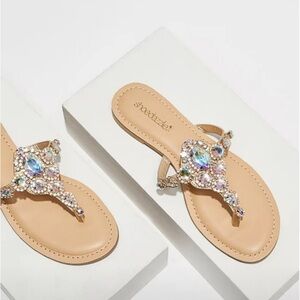 Rhinestone sandals
